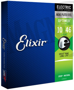 Elixir 19052 Optiweb Light 10-46 struny do gitary elektrycznej