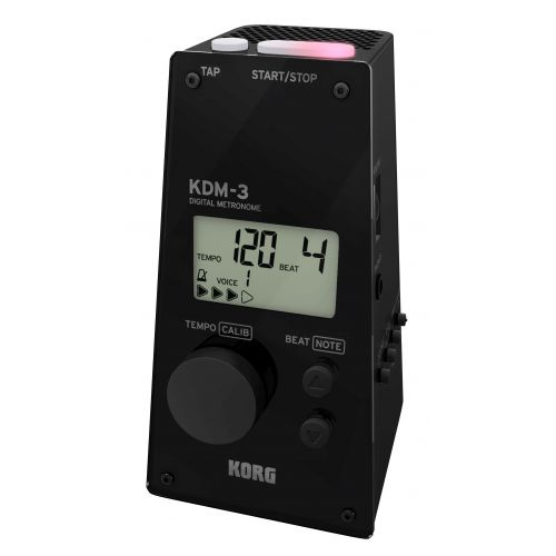 Korg KDM 3 BK metronom cyfrowy, 8 brzmień, 19 pattern-ów treningowych