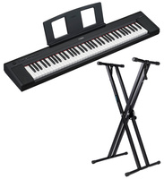 Yamaha Piaggero NP-35 BK pianino cyfrowe ze statywem Guitto - bezpłatne lekcje online i FLOWKEY