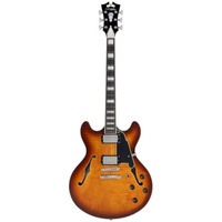 D'Angelico Premier DC Dark Iced Tea Burst gitara elektryczna