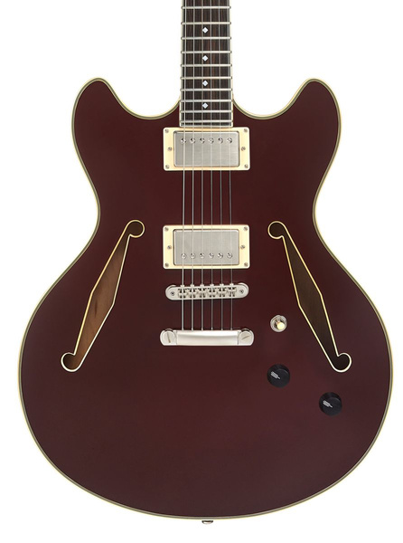 D'Angelico Excel DC Tour Solid Wine gitara elektryczna