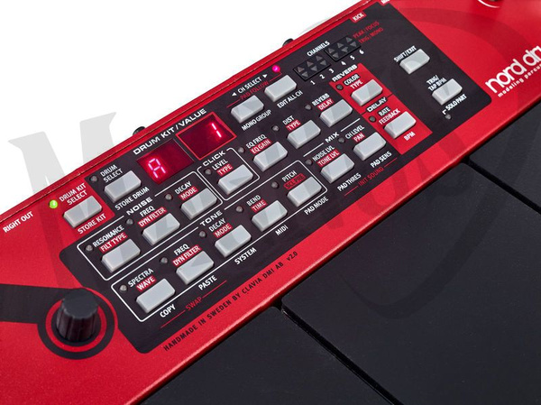 Nord Drum 3P - 6 - kanałowy wirtualny analogowy syntezator perkusyjny - ekspozycja