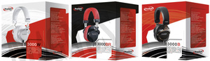 Prodipe 3000W profesjonalne słuchawki zamknięte, 32 Ohm