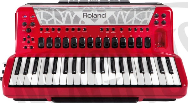 Roland FR 8X RD - cyfrowy akordeon klawiszowy akordeon