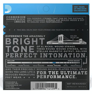 D'Addario EXL 120 Nickel Wound Super Light 9-42