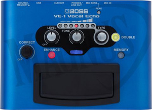 Boss VE-1 Vocal Echo - procesor wokalowy procesor wokalowy