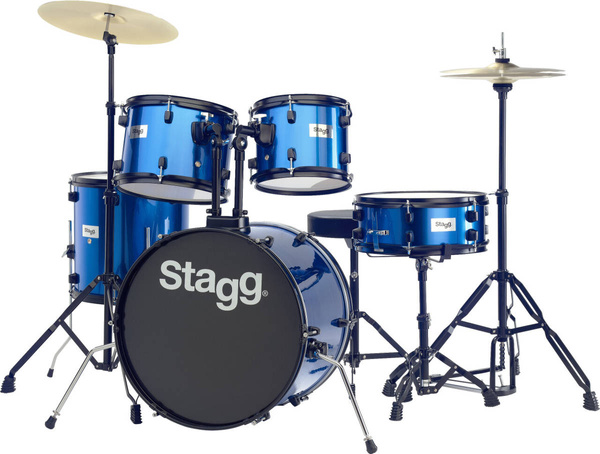 Stagg TIM120B BL  - akustyczny zestaw perkusyjny
