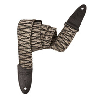 PRS 2" Black/Gray Woven Guitar Strap pasek gitarowy