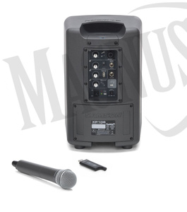 Samson XP106W zestaw nagłośnieniowy z wbudowanym interfejsem Bluetooth i mikrofonem bezprzewodowy XPD1 + akumulator 20h