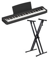 Yamaha P-225 B pianino cyfrowe ze statywem Guitto