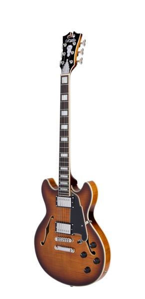 D'Angelico Premier Mini DC Dark Iced Tea Burst - gitara elektryczna