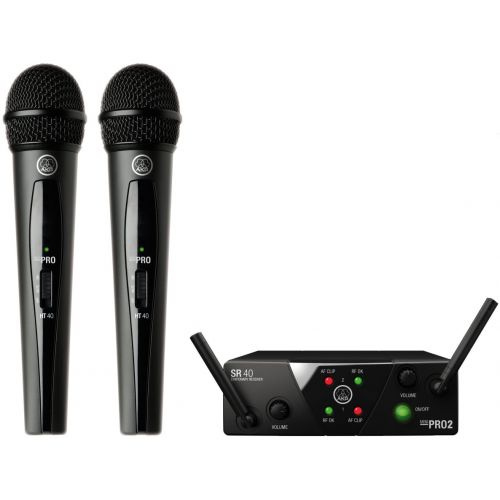 AKG WMS40 Mini2 Vocal Set BD US25B/D - Mikrofonowy zestaw bezprzewodowy