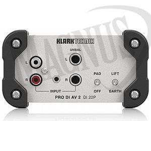 Klark Teknik DI 22P Di-box stereo pasywny di-box stereo in/out