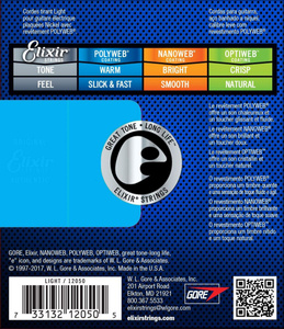 Elixir 12050 Light (10-46) PW struny do gitary elektrycznej