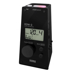 Korg KDM 3 BK metronom cyfrowy, 8 brzmień, 19 pattern-ów treningowych