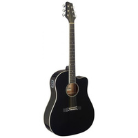 Stagg SA35 DSCE-BK gitara elektroakustyczna