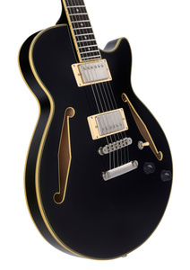 D'Angelico Excel SS Tour Solid Black gitara elektryczna