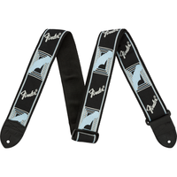 Fender Monogrammed Czarny/Szary/Niebieski pasek