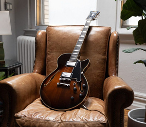 D'Angelico Premier SS Brown Burst gitara elektryczna