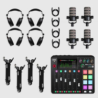 Rode Ultimate Podcaster Bundle czteroosobowy zestaw do podcastingu