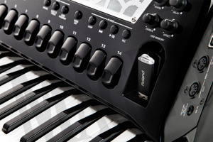 Roland FR 8X BK - cyfrowy akordeon klawiszowy akordeon