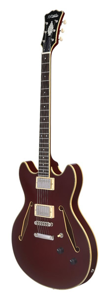 D'Angelico Excel DC Tour Solid Wine gitara elektryczna