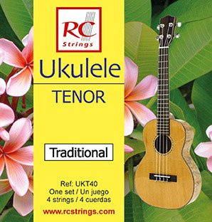 Royal Classics UKT40 Ukulele Tenor set. Clear Nylon - Struny do Ukulele struny do gitary klasycznej