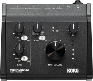 Korg microAUDIO 22 interfejs audio USB-C