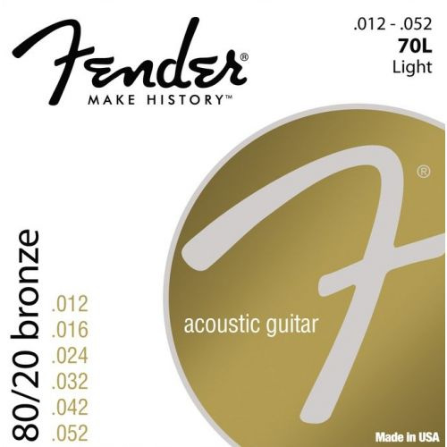 Fender 70 L struny do gitary akustycznej