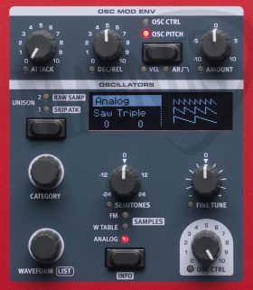 Nord Wave 2 - syntezator - ekspozycja