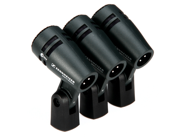 Sennheiser E604 3-pack - zestaw 3 mikrofonów dynamicznych do perkusji