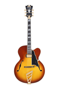 D'Angelico Excel EXL-1 Dark Iced Teaburst  - gitara elektryczna
