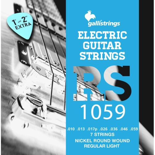 Galli RS1059 7-strings Regular Light  struny do gitary elektrycznej