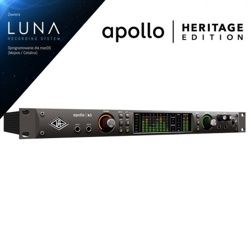 Apollo X6 Heritage Edition - Interfejs Audio Thunderbolt 3  - 3 lata gwarancji po rejestracji