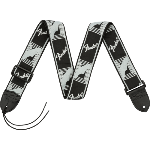 Fender Monogrammed Czarny/Jasny Szary/Ciemny Szary pasek