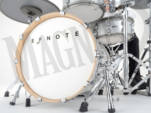 EFNOTE 7 Standard White Sparkle perkusja elektroniczna