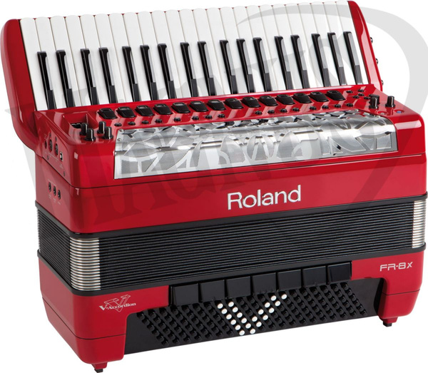 Roland FR 8X RD - cyfrowy akordeon klawiszowy akordeon