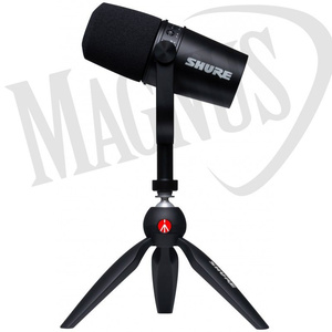 Shure MV7-K BNDL + statyw mikrofon pocastowy