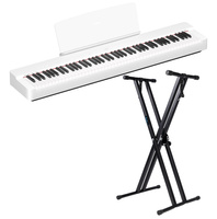 Yamaha P-225 WH pianino cyfrowe ze statywem Guitto