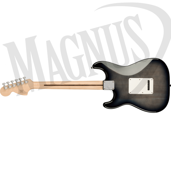 Squier FSR Affinity Series Stratocaster QMT, LF, White Pearloid Pickguard, Black Burst gitara elektryczna