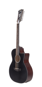 D'angelico Premier Fulton 12 LS Matte Black- gitara elektryczna