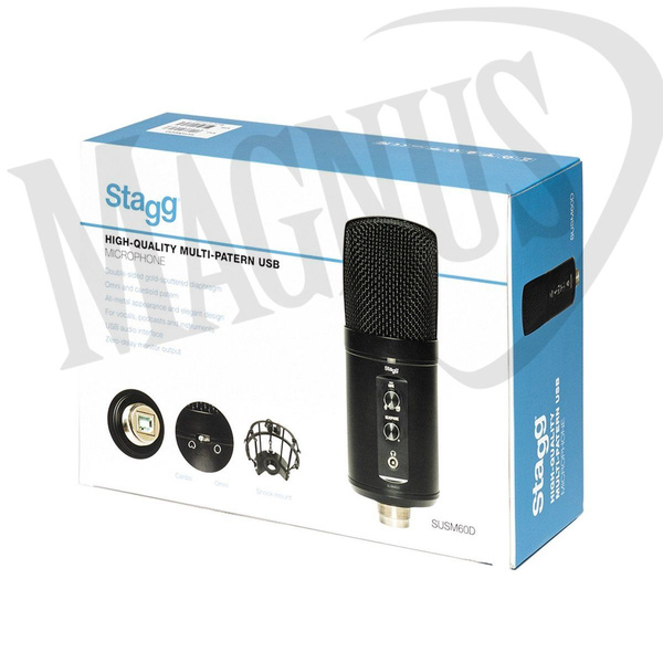 Stagg SUSM60D mikrofon pojemnościowy USB