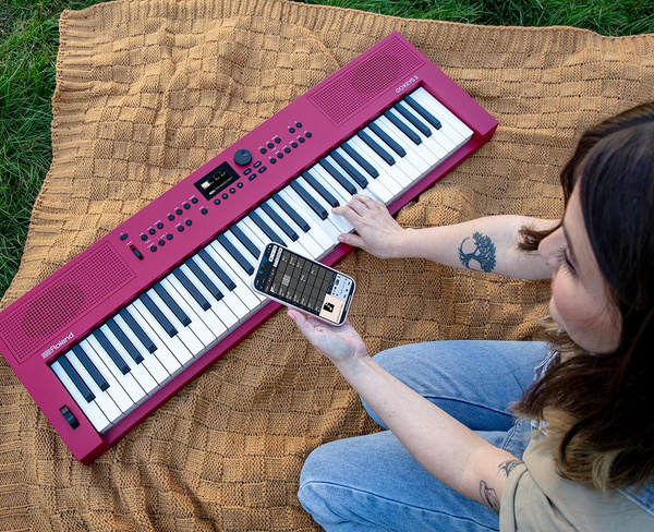 Roland GO:KEYS 3 Dark Red keyboard