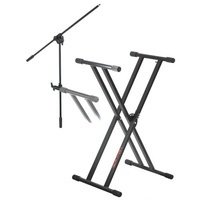 Athletic KB-2EX + dostawka mikrofonowa statyw klawiszowy
