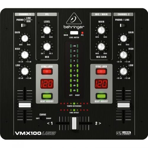 Behringer VMX100USB mikser DJ