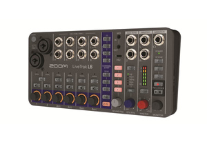 Zoom L-6 LiveTrak - 10-cio ścieżkowy cyfrowy mikser i rejestrator