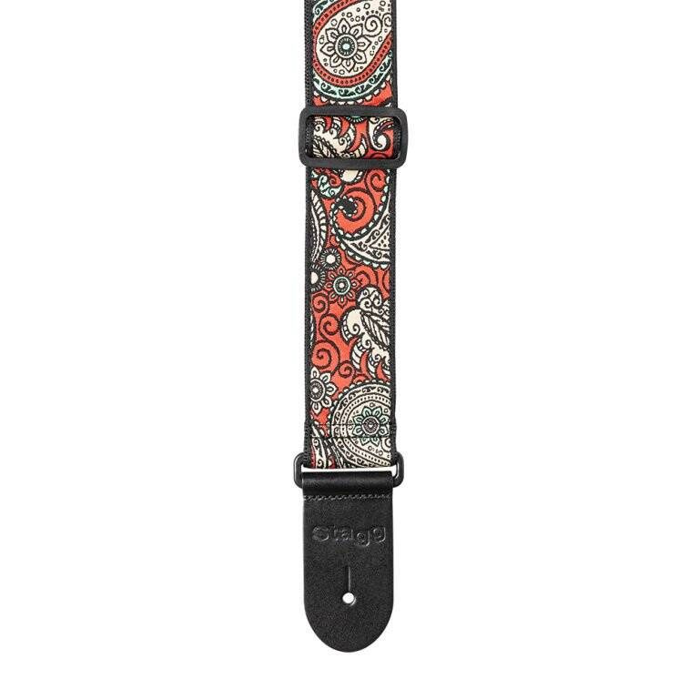 Stagg SWO-PSLY1-RED - pasek do gitary