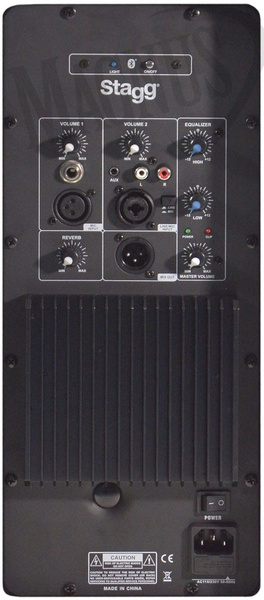 Stagg PMS 12 EU - dwudrożna kolumna aktywna 270W kolumna szerokopasmowa aktywna