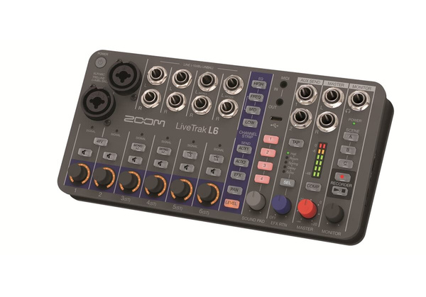 Zoom L-6 LiveTrak - 10-cio ścieżkowy cyfrowy mikser i rejestrator