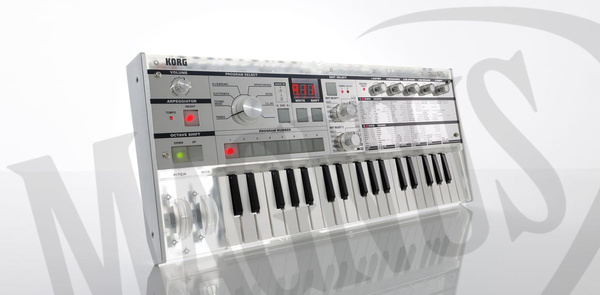 Korg microKORG CR syntezator wersja crystal - tylko otwarty